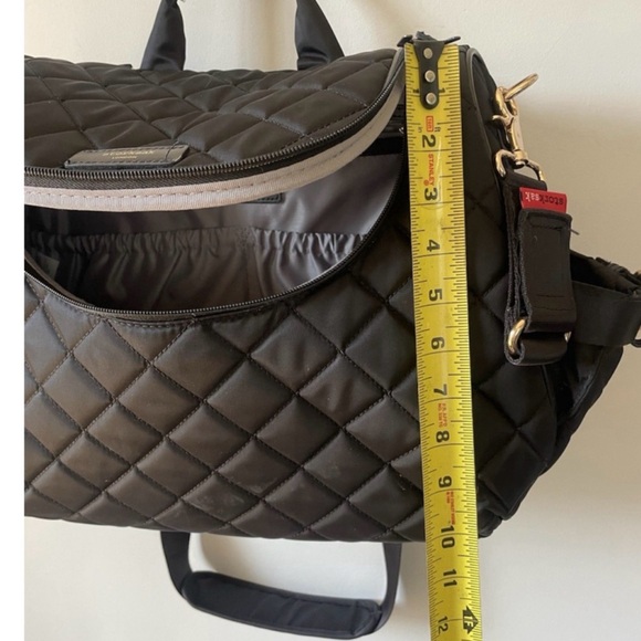 Storksak Poppy Convertible Black Quilted Diaper Bag Missing Changing Pad - Picture 10 of 10